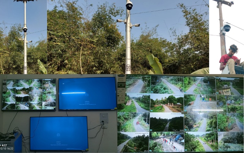 TVS Showroom Interior CCTV